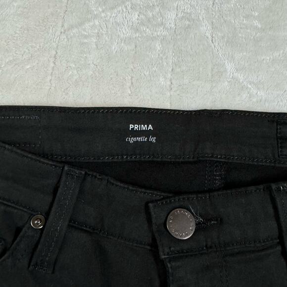 AG Adriano Goldschmied Prima Mid Rise Cigarette Jeans in Black Women’s Size 27 - Picture 5 of 7